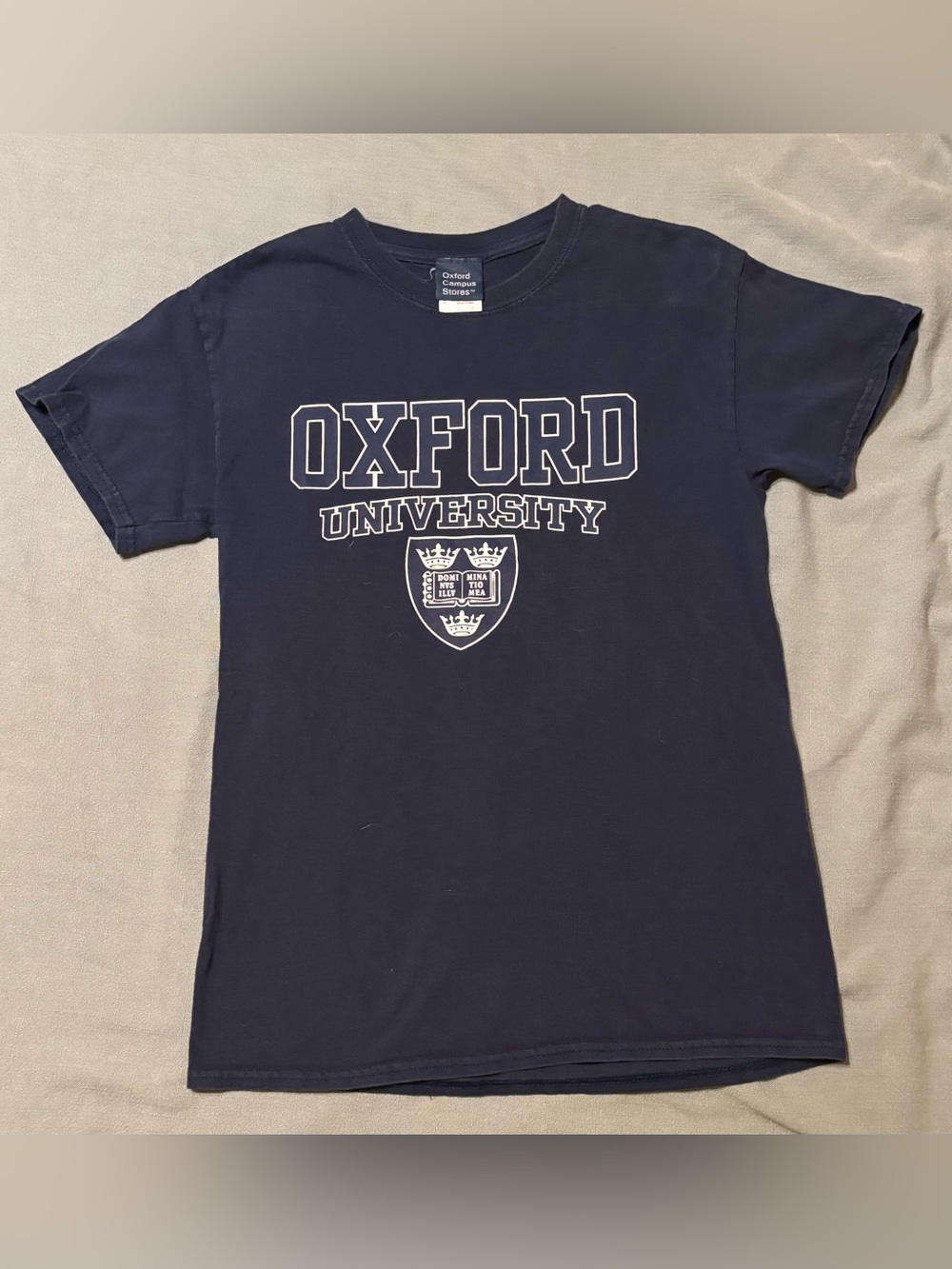 Oxford University Navy Short Sleeve Tee